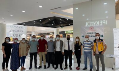 Mardia Mall’da Covid-19 uygulaması başladı