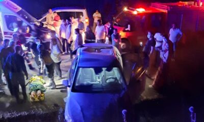 Mardin’de direksiyon hakimiyetini kaybeden sürücü yoldan çıktı: 3 yaralı