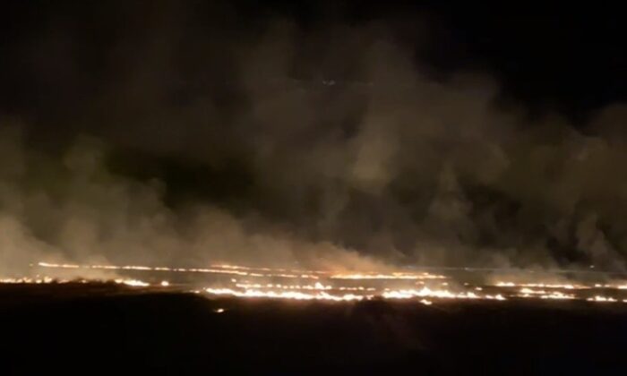 Mardin’de geceyi alevler aydınlattı