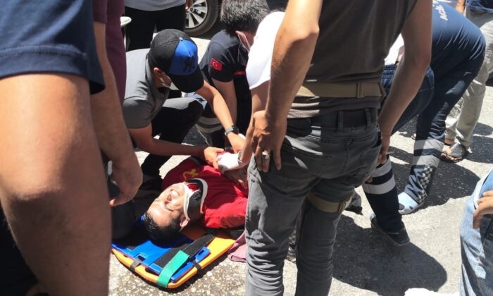 Mardin’de motosiklet ile otomobil çarpıştı: 1 yaralı