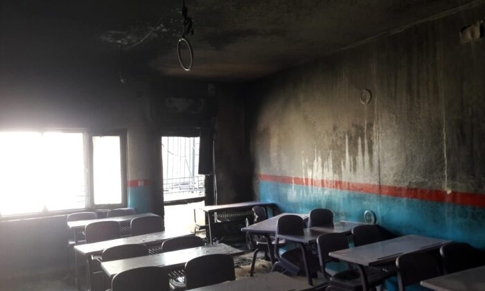 Mardin’de özel öğretim kursunda çıkan yangında 5 öğrenci dumandan etkilendi