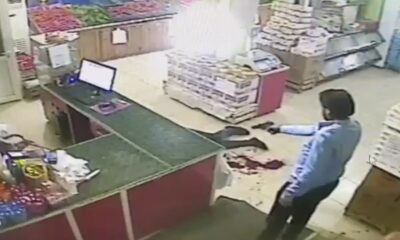 Market sahibinin öldürülmesi kamerada