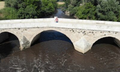 Marmara denizine akan Nilüfer Çayı’nda korkutan görüntü