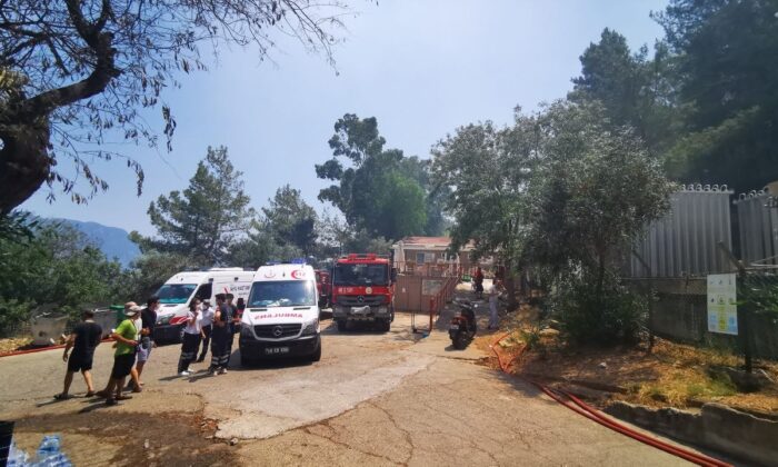 Marmaris’teki yangında, bir orman işçisi hayatını kaybetti