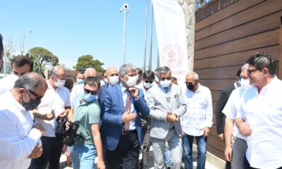 Mavi bayraklı bin 500 şezlong kapasiteli Çamyuva Halk Plajı açıldı