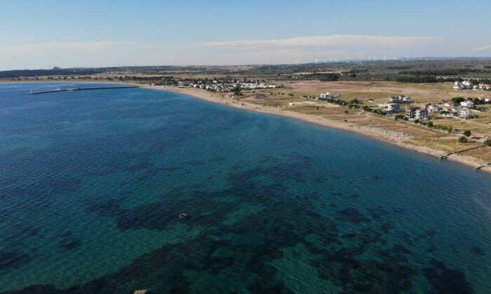 Mavi bayraklı Geyikli sahillerinde müsilaj yok, huzur var