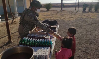 Mehmetçikten Barış Pınarı bölgesinde yardım eli