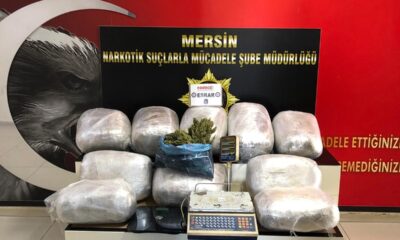 Mersin’de 58 kilo 800 gram esrar ele geçirildi