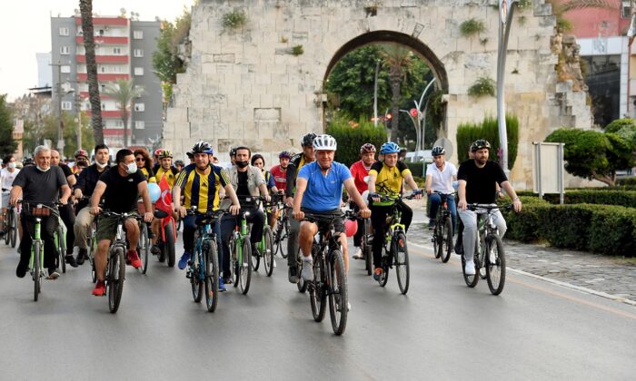 Mersin’de pedallar sağlık için çevrildi