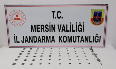 Mersin’de Roma ve Bizans dönemine ait tarihi eserler ele geçirildi