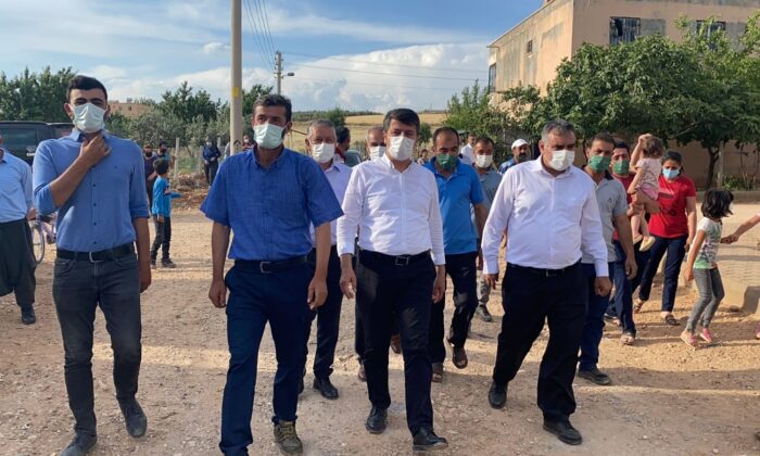 Milletvekili Tutdere, afet evlerini ziyaret etti