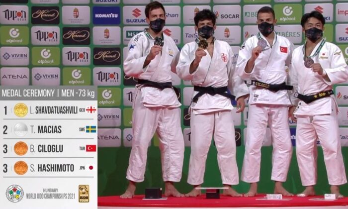 Milli judocu Bilal Çiloğlu Dünya üçüncüsü