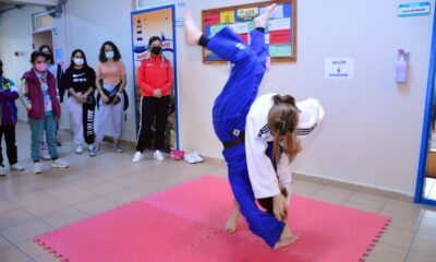 Milli judocular, minik judoculara gösterilerini sundu