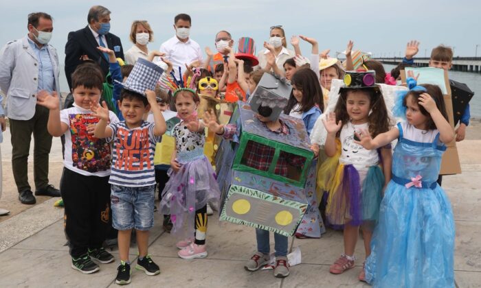 Miniklerin ‘Sıfır Atık’ defilesi büyük alkış aldı