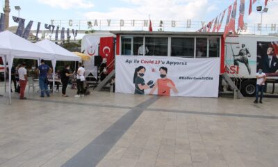 Mobil Aşı Tırı Aydın’da hizmete girdi