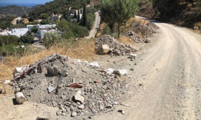 Moloz dökerken görüntülediler