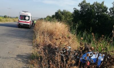 Motosiklet kazasında bir genç hayatını kaybetti