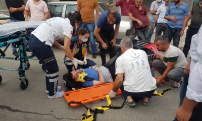 Motosiklete çarpıp kaçtı: 1 yaralı