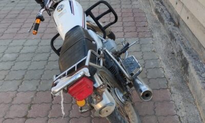 Motosiklete, fiyatı kadar ceza uygulandı