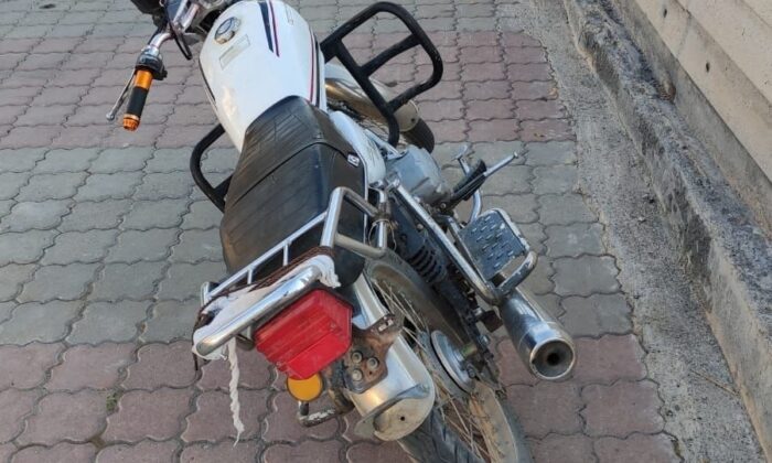 Motosiklete, fiyatı kadar ceza uygulandı