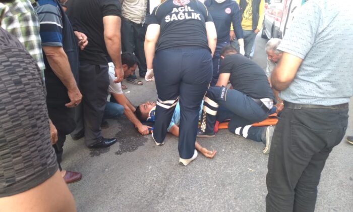 Motosikletlerin karıştığı kazada 3 kişi yaralandı