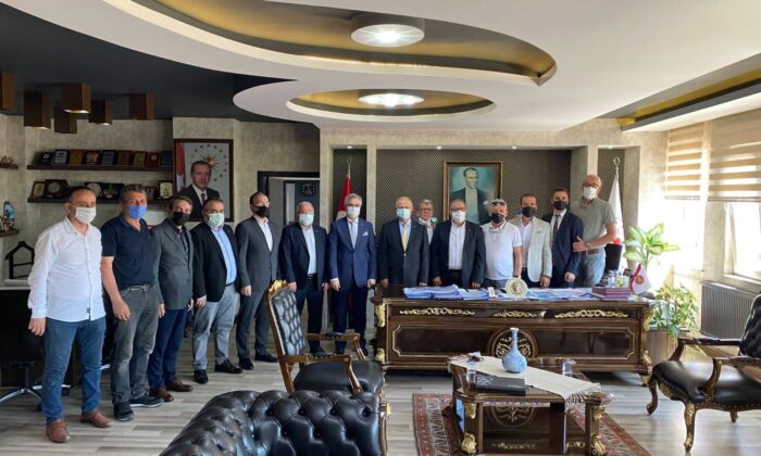 MÜSİAD, Kaymakam Çorumluoğlu ve üyelerle görüştü