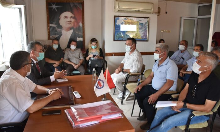 MUSKİ Genel Müdürü Ülgen, Milaslı muhtarlarla görüştü