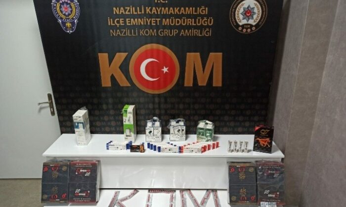 Nazilli’de kaçakçılık operasyonu