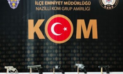 Nazilli’deki ev cephanelik çıktı