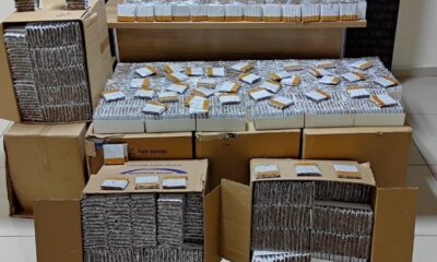 Nevşehir’de 120 bin adet makaron ele geçirildi