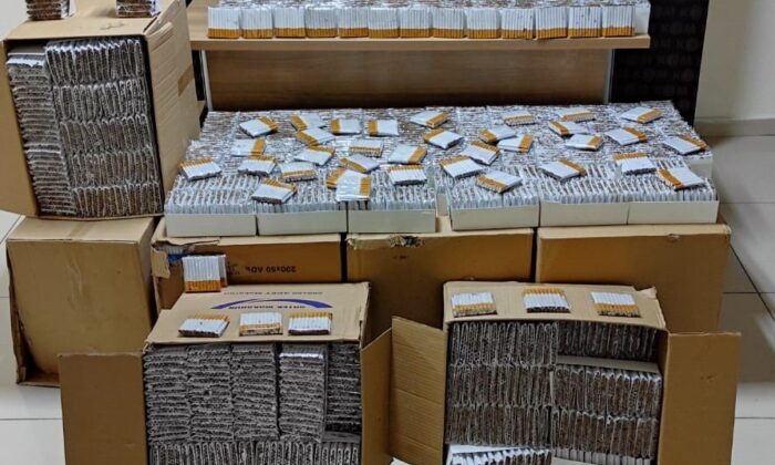 Nevşehir’de 120 bin adet makaron ele geçirildi