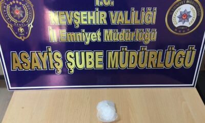 Nevşehir’de Afgan uyruklu uyuşturucu taciri 1 kişi tutuklandı
