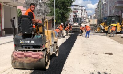 Niksar’da asfalt yama çalışmalarına başlandı
