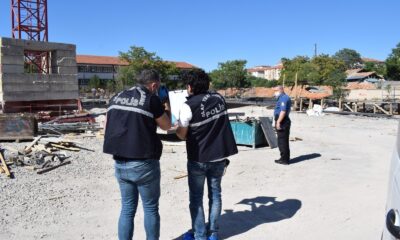 Okul inşaatından düşen işçi yaralandı