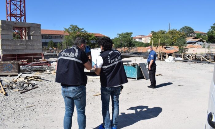 Okul inşaatından düşen işçi yaralandı