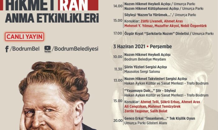 Ölüm yıl dönümünde Bodrum’da anılacak