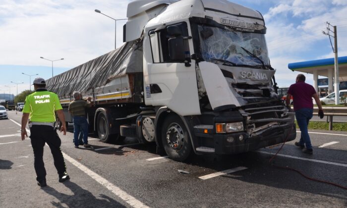 Ordu’da tırlar kaza yaptı: 1 yaralı