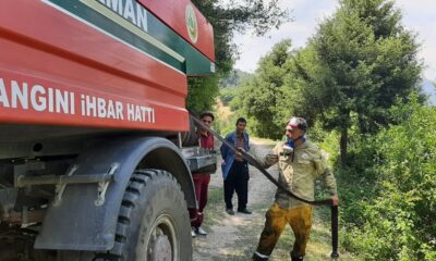 Osmaniye’de çıkan orman yangını büyümeden söndürüldü