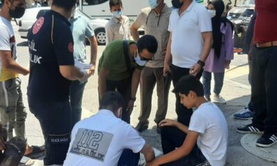 Otomobil ile elektrikli bisiklet çarpıştı: 1 yaralı