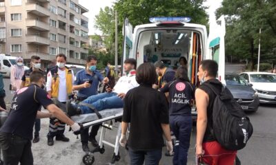 Otomobil ile motosiklet çarpıştı: 1 yaralı