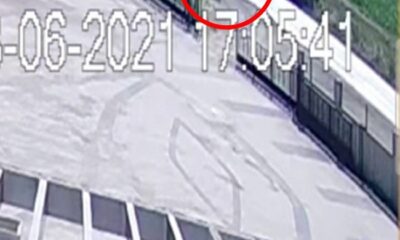 Otomobil ile motosikletin kafa kafaya çarpıştığı kazanın görüntüleri ortaya çıktı