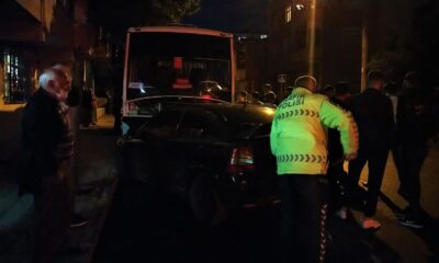 Otomobil önce çocuğa sonra otobüse çarptı: 3 yaralı