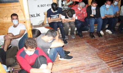 (Özel) Antalya’dan Kıbrıs’a geçmeye çalışan 18 göçmen yakalandı