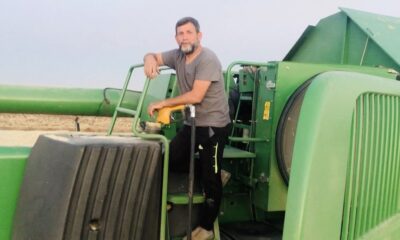 (Özel) Biçerdöverlerin yakıtları tarlalara taşınıyor