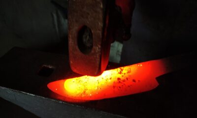 (Özel) Binlerce yıllık teknikle yapılan bıçak ve kılıçlara büyük ilgi