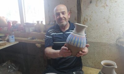 (ÖZEL) Çömlekçilik sanatı marifetli ustaların elleri ile artık renkleniyor