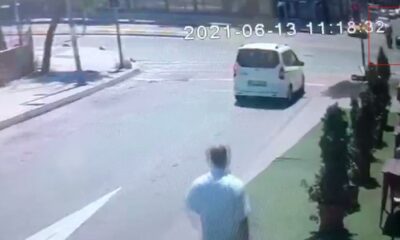 (Özel) Esenyurt’ta feci kaza güvenlik kamerasında