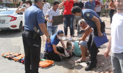 (ÖZEL) İzindeki polis memuru otomobil ile çarpıştığı kazada yaralandı