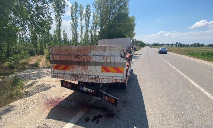 (ÖZEL) Kaza yerinde etrafa yayılan kanın nedeni çok başka çıktı