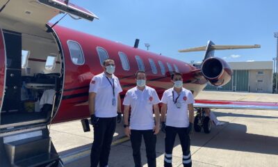 (Özel) Minik Nura İsa’nın ambulans uçakla sağlığa yolculuğu